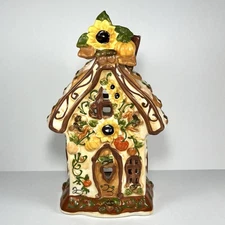 Blue Sky Clayworks Heather Goldminc Pumpkin Spice Cottage Candle House