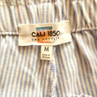 Cali1850 100% Cotton Pants, Elastic Waist, Side Slit Ties, Pockets Size M NWT — photo 8