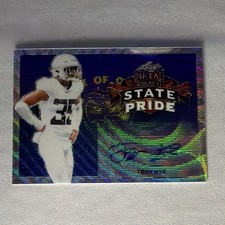 Leaf Metal Draft Troy Dye 31/50  Football 2020 State Pride Autograph #SP-TD2
