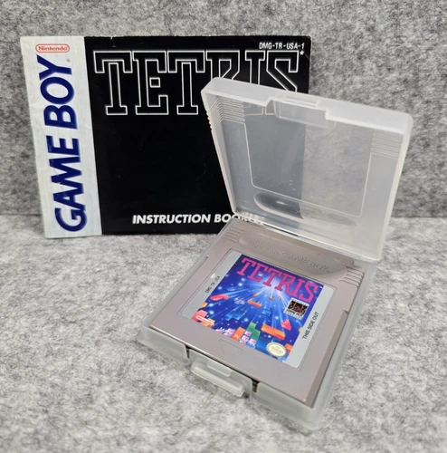 Original Tetris 1 for Nintendo Game Boy & Color GB GBC, tested, w/ manual