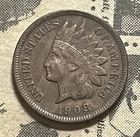 1908-S Indian Head Cent Semi-Key Beautiful Coin Free Shipping
