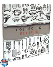 Better Kitchen Products Recipe Binder, Full Page 3 Ring Standard Binder Organ