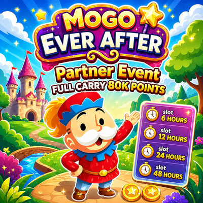  Mono_Poly-GO -PARTNER FULL CARRY 80K-  All Stickers 1 to 6  V  Fast Delivery 