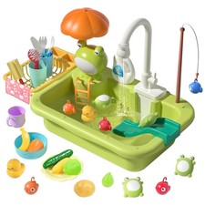 Interactive Play Sink with Running Water and Floating Toys