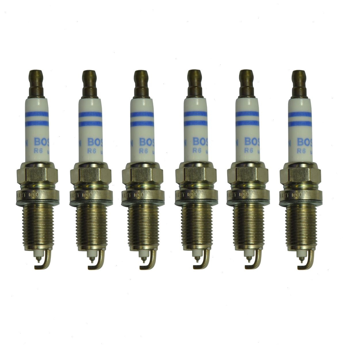 6 pc Bosch Double Platinum Spark Plugs for 2009-2012 Audi Q5 3.2L V6 gi