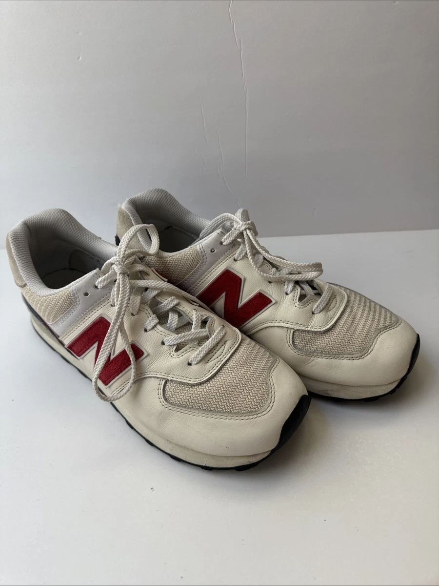 New Balance 574 White Black Red for Sale | Authenticity  display picture 1
