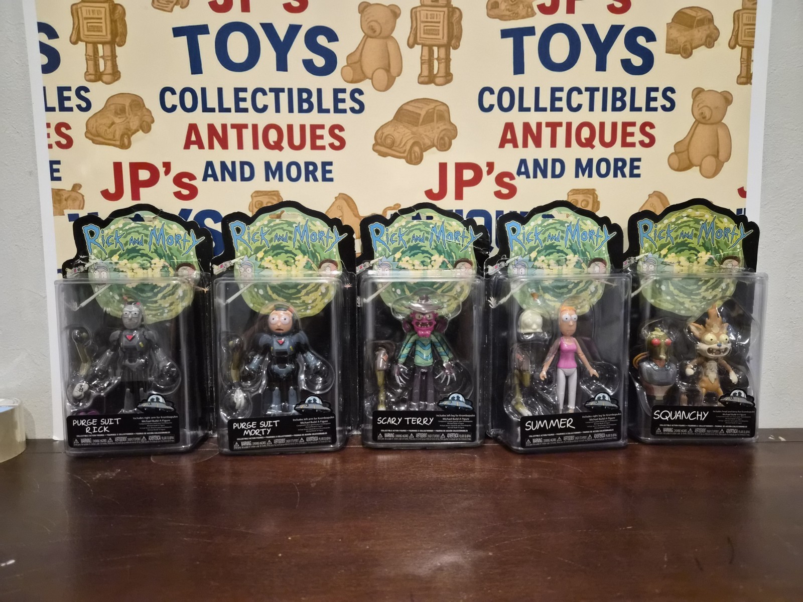 S Complete Set Of 5 Build Krombopulos Micheal