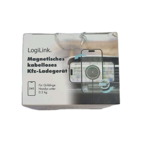 SUPPORTO MAGNETICO PORTA TELEFONO RICARICA WIRELESS PER AUTO UNIVERSALE 360° - Foto 4 di 4