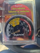 NEW IMPERIAL MAGNETIC STOVEPIPE THERMOMETER Woodstove/fireplace Burn Indicator