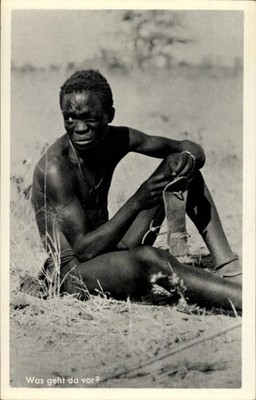 Ak Deutsch Südwest Afrika, Afrikaner, Was geht da vor? - 4236578