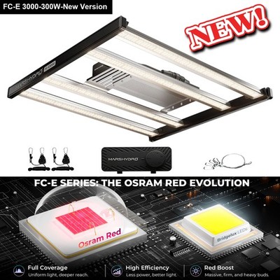 MARS HYDRO FC-E3000 LED Grow Light Strip Dimmable Indoor Growing LED Light Bars
