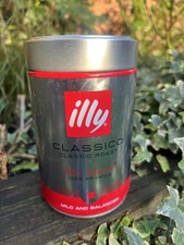 Illy Moka Classico Ground Coffee 250g x 5 Packs Italian Arabica Multipack 25.52 per kilo