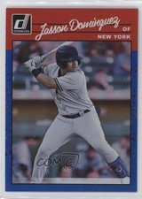 2023 Panini Donruss Retro 1990 Variation Holo Blue Jasson Dominguez #253 07rd