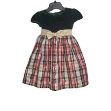 Vintage Girls Dress Bonnie Jean Plaid 6x