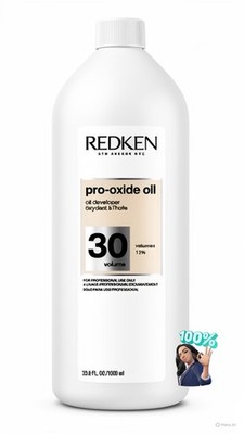 Redken Pro Oxide Oil Developer 30Volume 33.8Oz/1000ml new best for Blonde IQ 9+