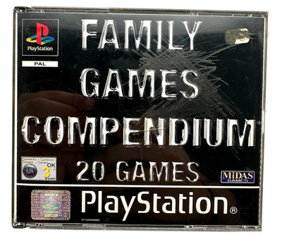 Family Games Compendium (Playstation, 2001) komplett, Zustand SEHR GUT PS1