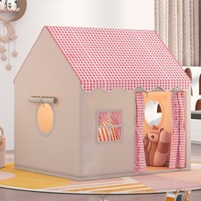 Image of Kids Play Tent Princess Castle Playhouse In/Outdoor Children Foldable Activitie