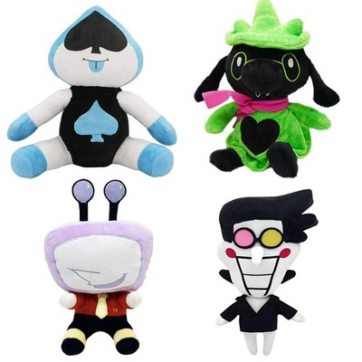 Cosplay Deltarune Jevil sprechendes Plüschtier weiches Stofftier Puppe