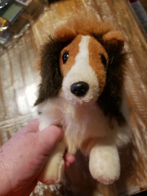 Vintage Gund 1989 Plush Dog Toy Lassie Stuffed Animal Collectible 15 Inch