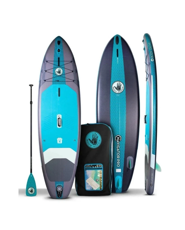 1x BODY GLOVE NAVIGATOR PRO Paddleboard, Inflatable Stand Up Paddle Retail $399