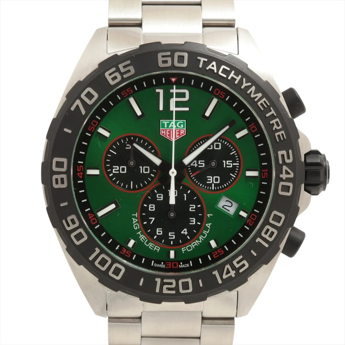 TAG Heuer Formula 1 CAZ101AP.BA0842 SS SS QZ Green-Face