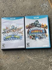 Skylanders Swap Force & Giants Nintendo Wii U Game Bundle Lot CIB Tested
