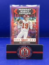 2021 Classics Joe Montana Purple Monday Night Heroes /25 KC Chiefs