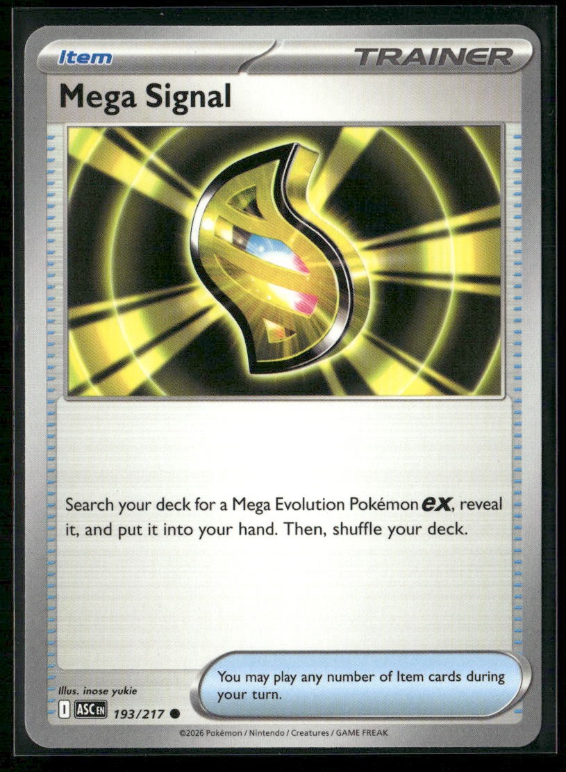 Mega Signal ME: Ascended Heroes 193/217 Regular NM