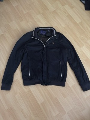Scotch & Soda Bahamas Herren Bomberjacke Schwarz XXL Polyester Stehkragen