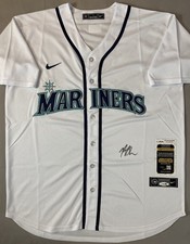 SEATTLE MARINERS- RYAN SLOAN AUTOGRAPH HOME WHITE NIKE JERSEY JSA CL60540