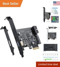 Effortless USB 3.2 Expansion with PCI-E 1X Type-C and Type-A Adapter Card