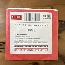Netflix Instant Streaming Disc (Nintendo Wii) NTSC-U/C (US/Canada)