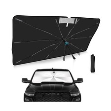 2025 Upgrade Windshield Sun Shade Umbrella Custom Fit for Dodge RAM... Fast Ship