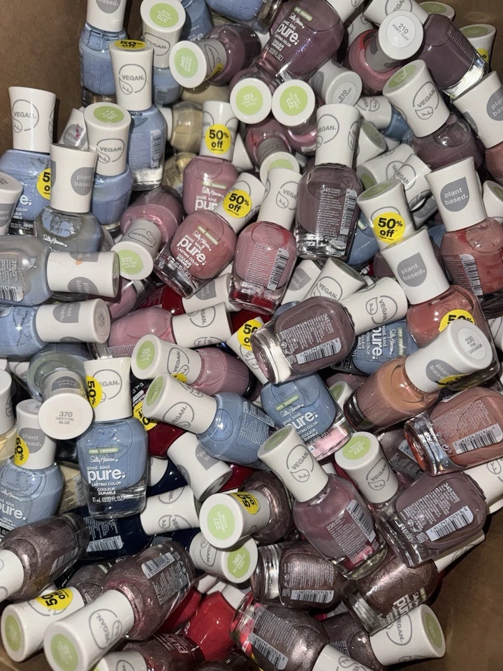 Лот из 100 лаков для ногтей Sally Hansen — гель, Insta-Dri, Pure, Xtreme — новые! - Изображение 3 из 3