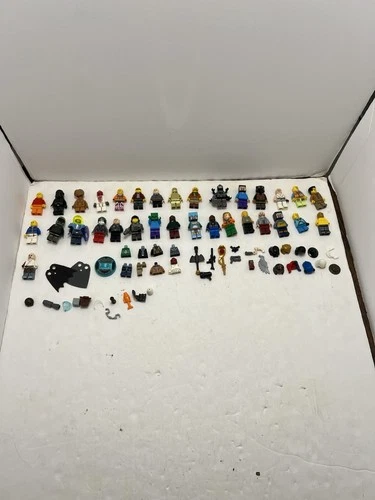Lego Minifigure Lot 30+Star Wars Minecraft Dc Marvel ET Boba Fett Accessories(3)