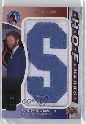 2024 Upper Deck SP Game Used Edition HOF Marks 4/35 Larry Robinson #HOFM-LR 14hk