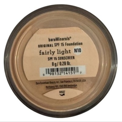 bareMinerals Foundation Broad Spectrum SPF 15 N10 Fairly Light  loose powder 8g