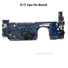 LA-F312P For Dell Latitude 7290 7390 Motherboard i3-8130U i5-8350U i7-8650U CPU