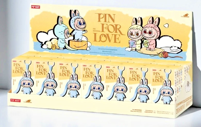 *EE. UU.* AUTÉNTICO PIN POP MART LABUBU LOS MONSTRUOS PARA AMOR - CAJA CIEGA (A-M) Foto 4 de 4