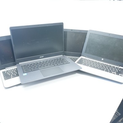 UNTESTED Lot of 4 Chromebook Acer C933 2x HP Q151 Lenovo 100e