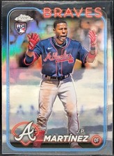 2024 Topps Chrome Refractors Parallel #294 J.P. Martinez Atlanta Braves 