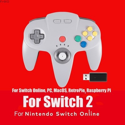 Switch N64 Controller-For Nintendo Switch Edition NSO MAC Switch 1/2 PC Windows