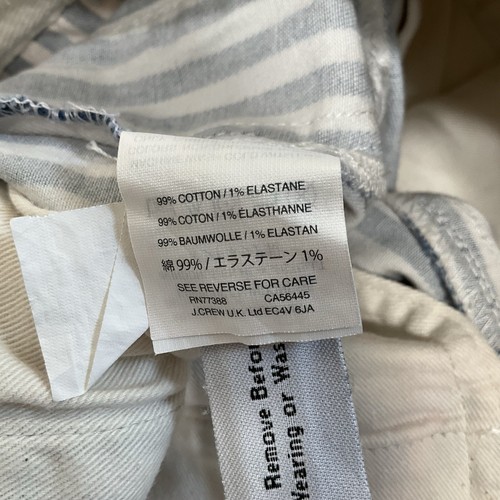 J Crew Shorts Boys 26x6 XS Cotton Blue Stripe Drawstring Pockets Preppy Classic - Picture 7 of 9