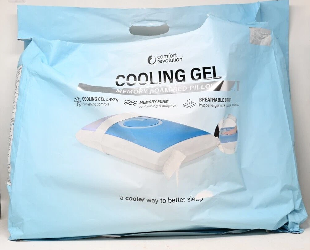 Comfort revolution hydraluxe gel memory foam bed online pillow