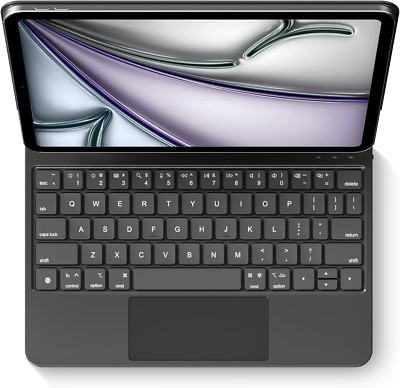 Wireless Magic Keyboard Case for Apple iPad Pro 11-inch (M4) 2024: Smart Multi-T