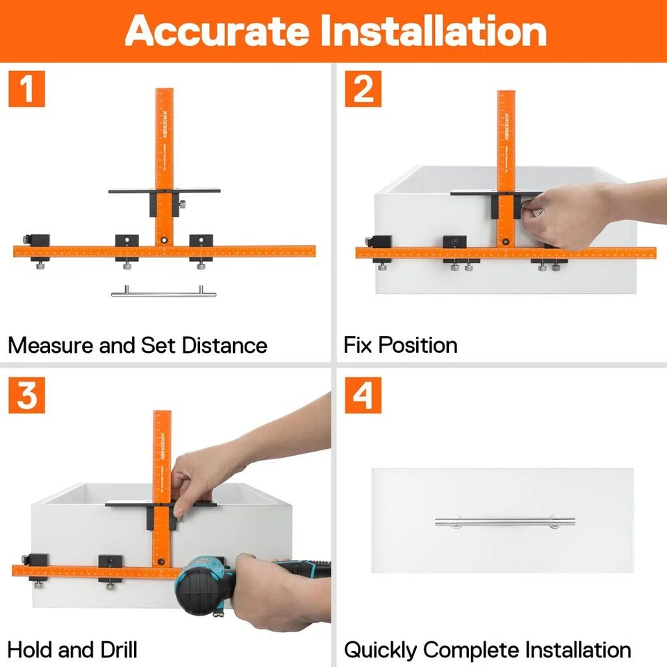 Джиг-инструмент для установки оборудования шкафа JORGENSEN алюминиевый сплав и двойные весы - Изображение 4 из 4
