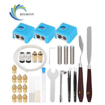 42Pcs 3D Printer Extruder Nozzles Cleaning Needles Tool Kit For Creality Ender 3