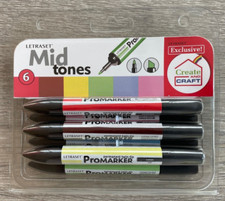 Letraset Promarker MID TONES Art And Design Maker Set Of 6