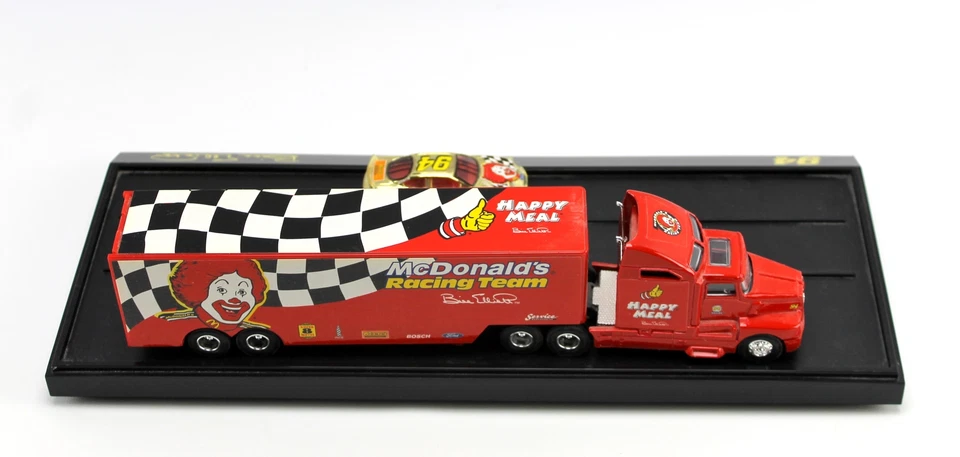 #94 Elliott McDonald Transporter & Gold Chrome Car Racing Champions Diecast 1:64 - Image 4 of 4