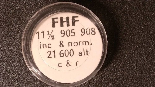 PIECE HORLOGERIE MONTRE FHF 5 1/4 80- 190 BALANCIER INCABLOC